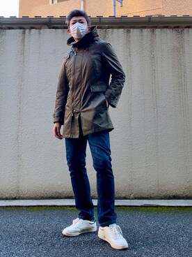 BLACKBARRETT by NEIL BARRETTのモッズコートを使ったメンズ人気