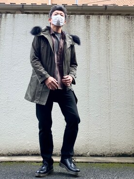 BLACKBARRETT by NEIL BARRETTのモッズコートを使ったメンズ人気