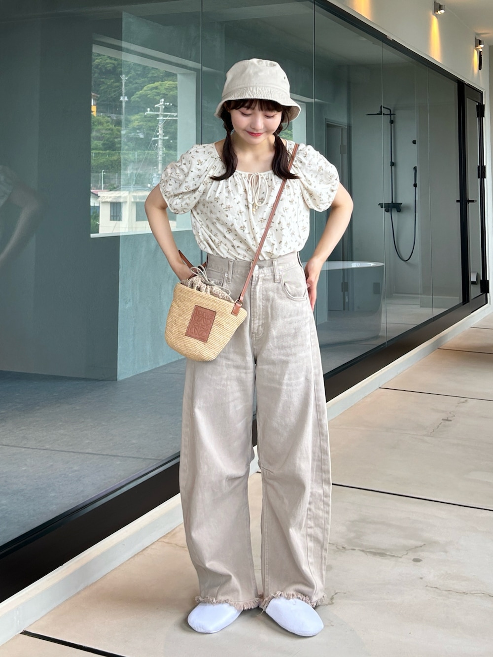 m*i様 LOEWE ベージュ かごバッグ LOEWE(ロエベ)】この夏欲しい2024年新作