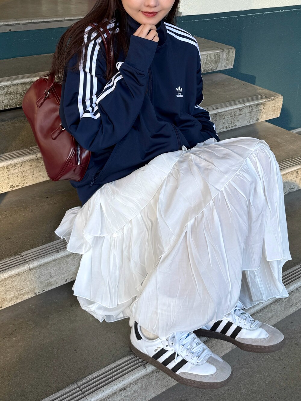 みさね｜adidasのジャージを使ったコーディネート - WEAR