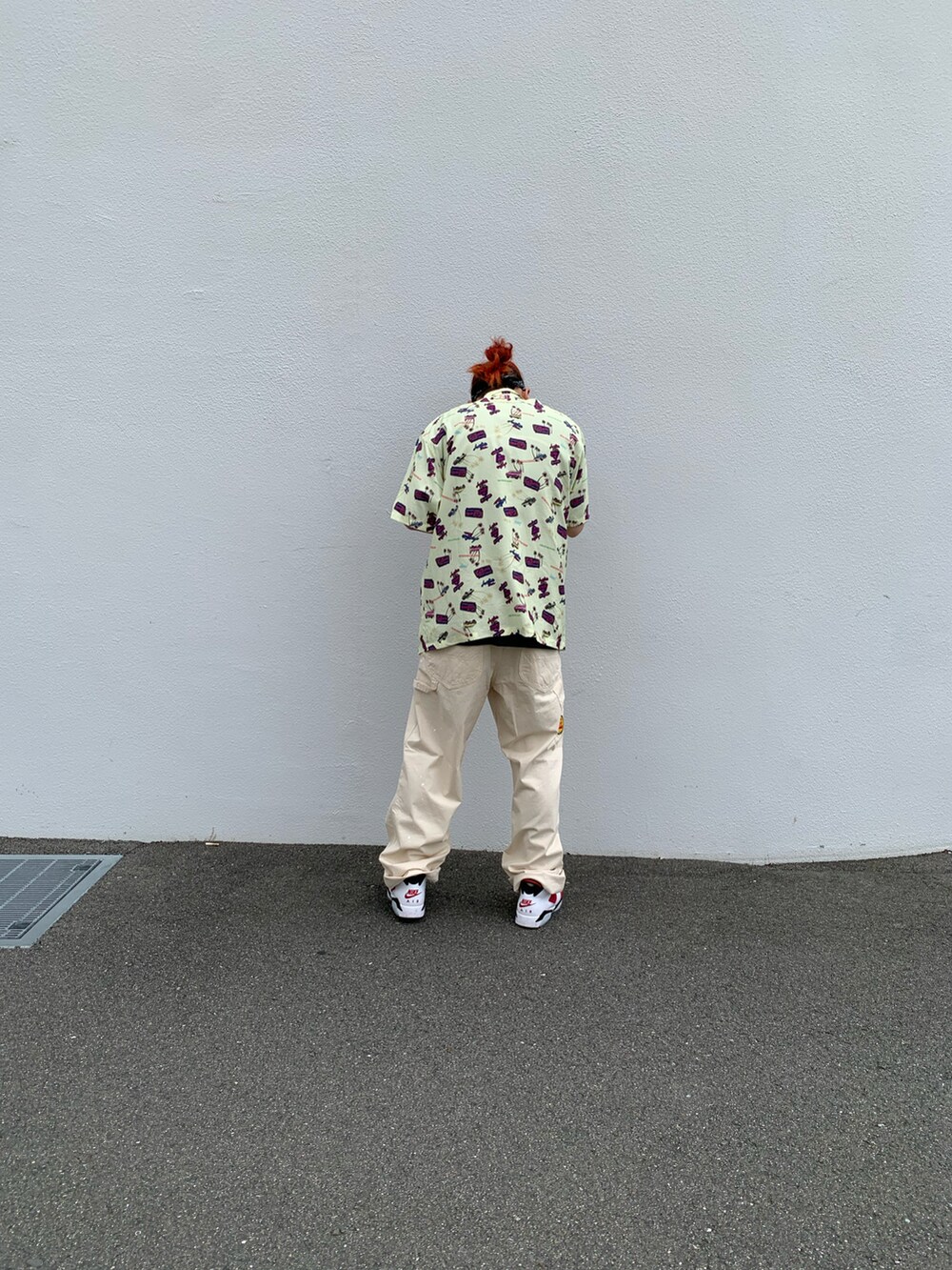 その他のその他パンツ、ベージュ系のシャツ/ブラウスを着用したメンズの夏コーディネートの2枚目の写真