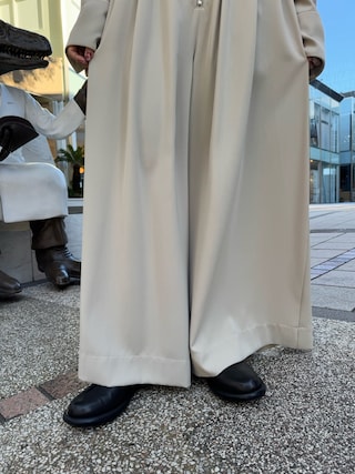 WAVE SHIRRING JUMP SUIT / ウェーブシャーリングジャンプスーツを使っ