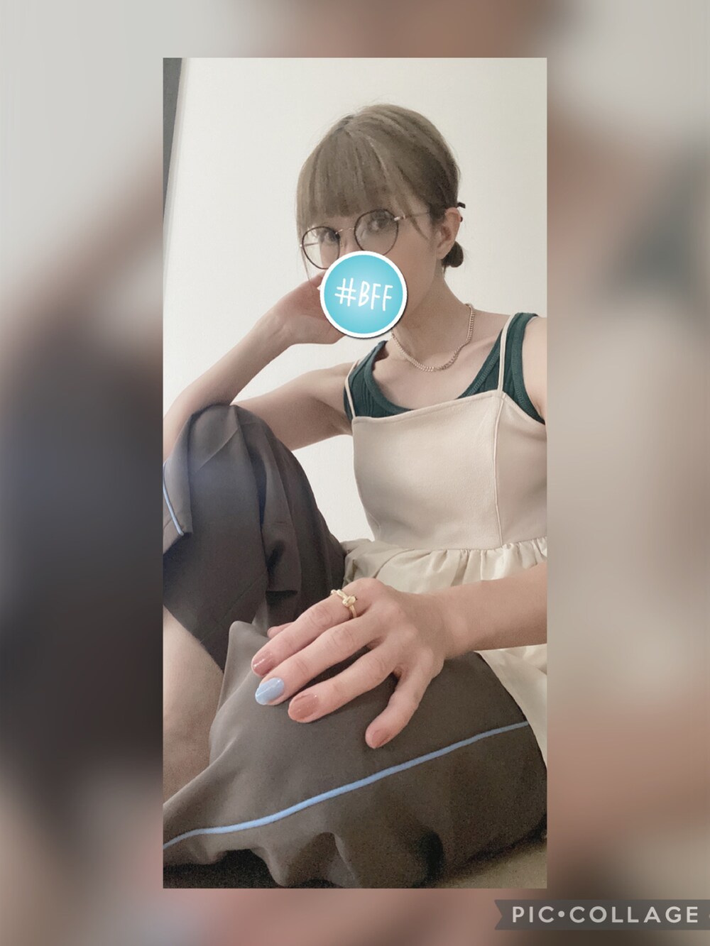「オトナカワイイ、おしゃれさんと繋がりたい、プチプラ」｜「Kastaneのアイテム（その他トップス、ベージュ系）」を使った、amu1002さん（レディース・159cm）の夏コーディネートの2枚目の写真