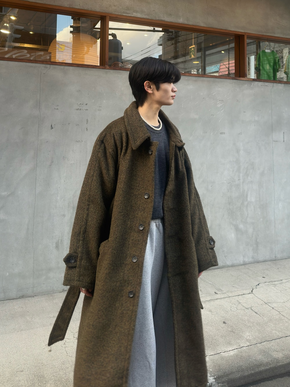 ゆーた｜soerteのステンカラーコートを使ったコーディネート - WEAR