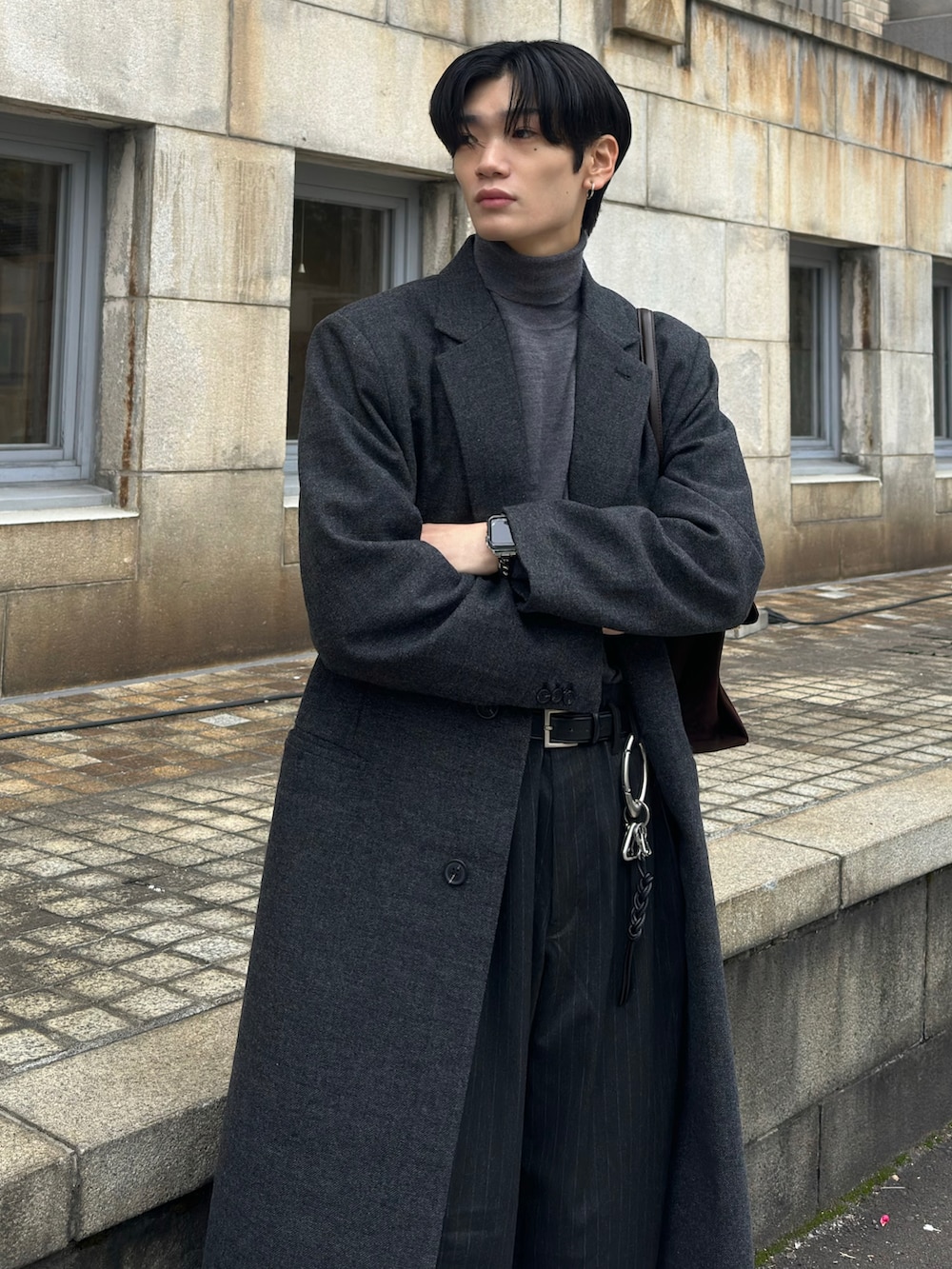 ゆーた｜CLELのチェスターコートを使ったコーディネート - WEAR