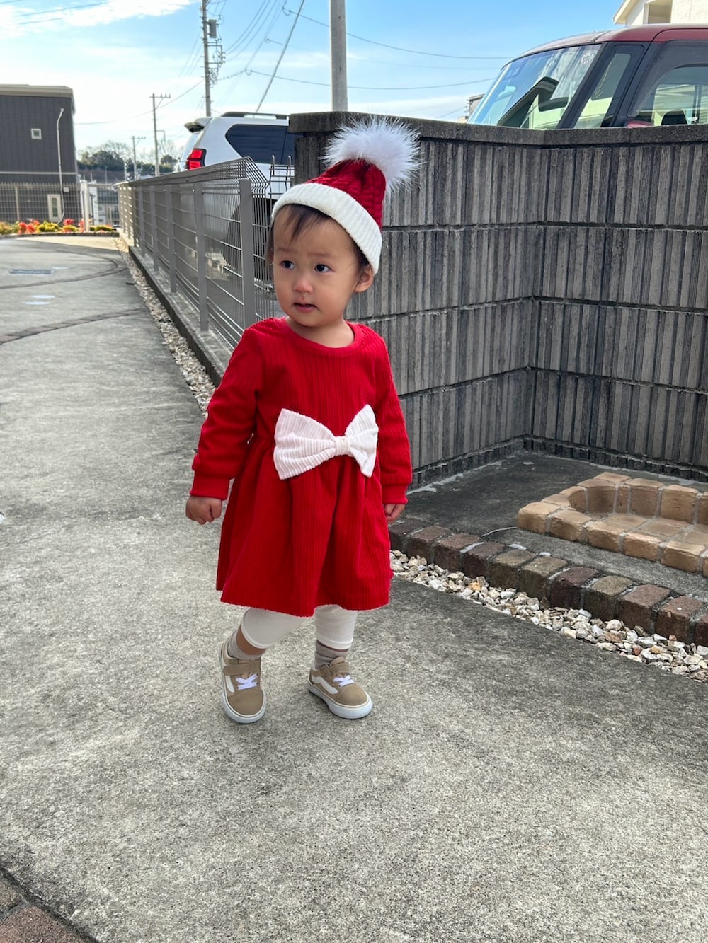 「お洒落さんとつながりたい、クリスマスコーデ、GU、S.F.C、SEESEE、NIKE、ダンクハイ、冬コーデ、スニーカー、ストリート」｜「GUのアイテム（ジャケット/アウター、ブラック系）」を使った、Ryuさん（メンズ・172cm）の冬コーディネートの2枚目の写真