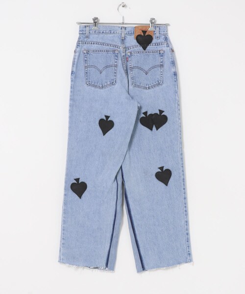 URBAN RESEARCH(アーバンリサーチ)の「TanC TOKYO W.SPADE PATCH BUGGY REMAKE DENIM(デニムパンツ・レディース・BLUE1/BLUE2/BLUE3/BLUE4・28/30)」の14枚目の写真