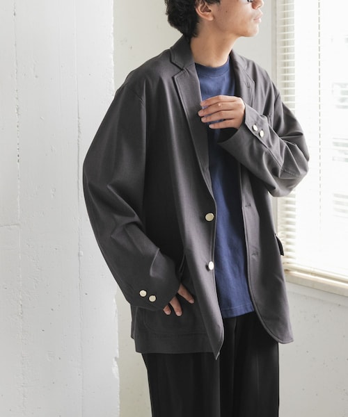 URBAN RESEARCH DOORS(アーバンリサーチドアーズ)の「FORK&SPOON TRテーラードジャケット(テーラードジャケット・メンズ・CHARCOAL/NAVY・4/5)」の1枚目の写真