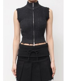 EMODA | PLATING CRASH RIB KNIT T/T(タンクトップ)