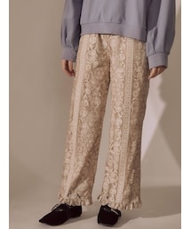 merry jenny | バイカラーレースパンツ(その他パンツ)