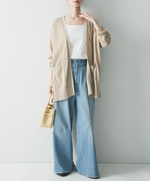 URBAN RESEARCH(アーバンリサーチ)の「UVカット加工ガウンカーディガン(カーディガン/ボレロ・レディース・BLACK/BEIGE・Free)」の18枚目の写真