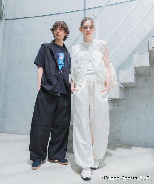 SENSE OF PLACE by URBAN RESEARCH(センスオブプレイスバイアーバンリサーチ)の「『別注』prince 2WAYトラックパンツ(その他パンツ・メンズ・GRG×BEG/BLK×CHA・M/L)」の18枚目の写真