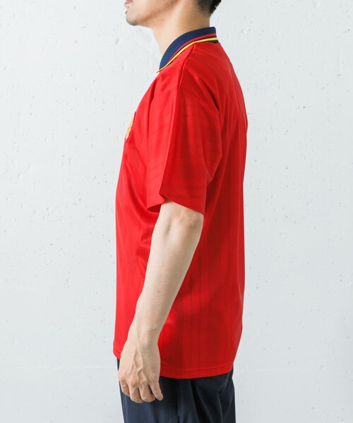 URBAN RESEARCH（アーバンリサーチ）の「adidas　サッカースペイン代表 ホーム ユニフォーム 1994（Tシャツ/カットソー・メンズ・レッド・M/L/XL）」の5枚目の写真