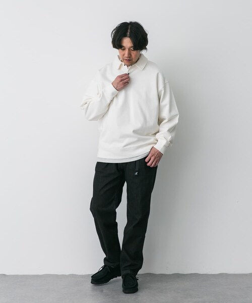 URBAN RESEARCH DOORS（アーバンリサーチドアーズ）の「『別注』Gramicci　Mountain Tuck Pants（デニムパンツ・メンズ・BLACK/MediumUsed/Dark Used/O.W.・S/M/L/XL）」の11枚目の写真