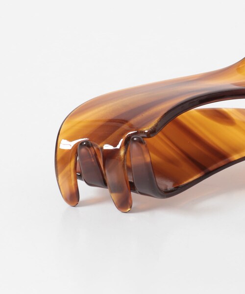 KBF（ケイビーエフ）の「ラウンドバンスクリップ（バレッタ/ヘアクリップ・レディース・GREEN/BROWN・One）」の10枚目の写真