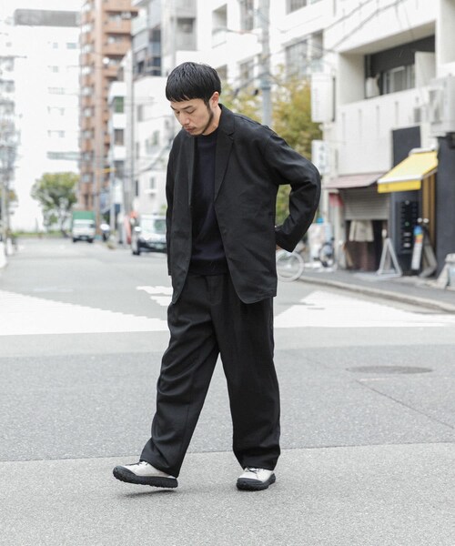 EKAL（エカル）の「ウールライクジャケット（テーラードジャケット・メンズ・ブラウン/チャコール/ブラック・M/L）」の10枚目の写真