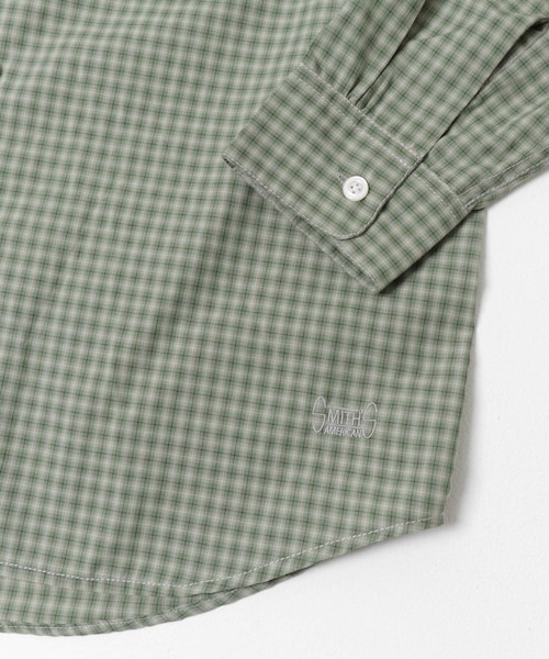 URBAN RESEARCH DOORS（アーバンリサーチドアーズ）の「SMITH　BROOKLYN WORK SHIRTS（シャツ/ブラウス・レディース・OLIVE/BLUE/GREY・S）」の18枚目の写真