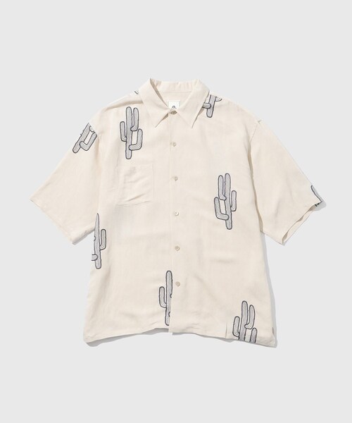 【mando/マンド】OPEN COLLAR SHIRT