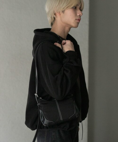 SENSE OF PLACE by URBAN RESEARCH（センスオブプレイスバイアーバンリサーチ）の「バルーンzipルーズパーカー（パーカー・メンズ・CHARCOAL/BLACK/GRAY・M/L）」の7枚目の写真