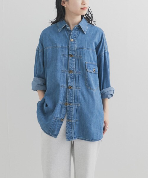 URBAN RESEARCH DOORS(アーバンリサーチドアーズ)の「『別注』Lee×DOORS COWBOY SHIRTS(シャツ/ブラウス・レディース・BLUE/NAVY・One)」の17枚目の写真