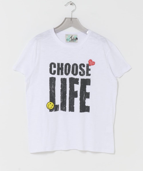 URBAN RESEARCH(アーバンリサーチ)の「Andersson Bell UNS CHOOSE LIFE T-SHIRTS(Tシャツ/カットソー・メンズ・WHITE/BLACK・M/L)」の1枚目の写真