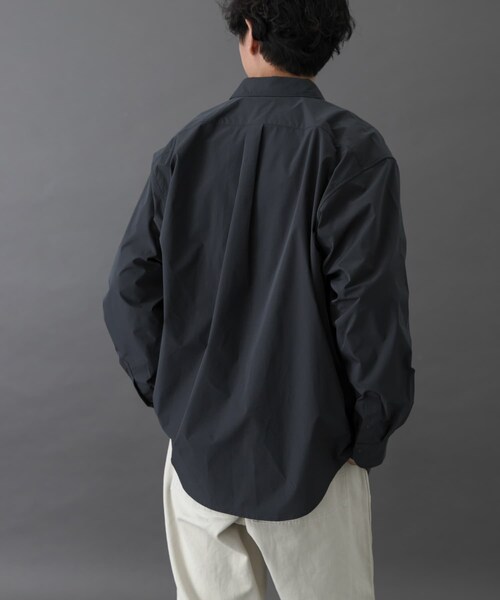 URBAN RESEARCH DOORS(アーバンリサーチドアーズ)の「FORK&SPOON CAVEタイプライタープランサーシャツ(シャツ/ブラウス・メンズ・DKCHARCOAL/BROWN・4/5)」の5枚目の写真