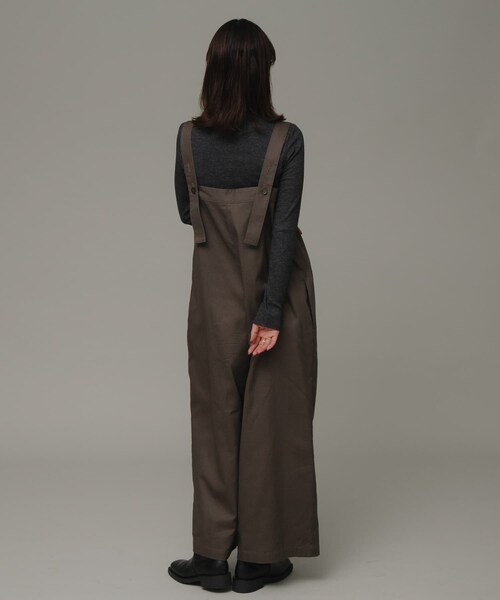 URBAN RESEARCH Sonny Label（アーバンリサーチサニーレーベル）の「ハイウエストタックサロペット（サロペット/オーバーオール・レディース・ブラウン/ブラック・FREE）」の22枚目の写真