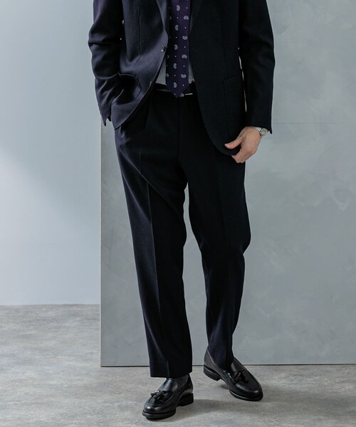 URBAN RESEARCH DOORS(アーバンリサーチドアーズ)の「LIFE STYLE TAILOR フラノパンツ(スラックス・メンズ・GRAY-CH/NAVY・44/46/48/50)」の15枚目の写真