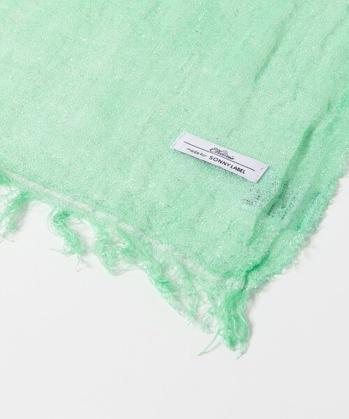 URBAN RESEARCH Sonny Label（アーバンリサーチサニーレーベル）の「イタリア製ラメストール（ストール/ショール・レディース・オフ/ミント/グレー・one）」の15枚目の写真