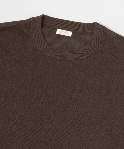 URBAN RESEARCH(アーバンリサーチ)の「『別注』crepuscule×UR Washi Knit Long-Sleeve T-shirts(ニット/セーター・メンズ・Black/D.Purple/Chocolate・1/2)」の13枚目の写真