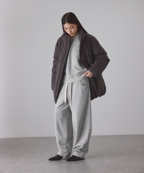 ADAM ET ROPE'（アダムエロペ）の「ウールミックスフォルムプルオーバー（スウェット・レディース・グレー/キナリ系/サックス・F）」の6枚目の写真