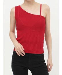 MURUA | アシメショルダーオープンニット(ニット/セーター)