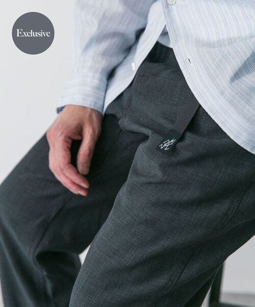 URBAN RESEARCH DOORS（アーバンリサーチドアーズ）の「『別注』Gramicci　Linen Blend Pants（その他パンツ・メンズ・NATURAL/OLD BLUE/CHARCOAL/BLACK・S/M/L）」の3枚目の写真