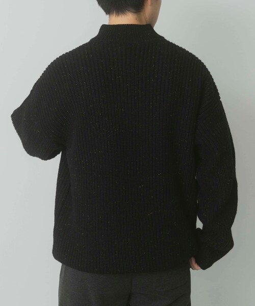 ITEMS URBANRESEARCH（アイテムズ アーバンリサーチ）の「ウール混 ハーフジップ モックネックニット（ニット/セーター・メンズ・WHT/NVY/BLK・M/L）」の19枚目の写真