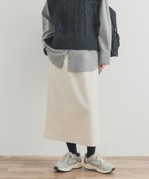 URBAN RESEARCH DOORS | 『UR TECH』ニットメルトンスカート(スカート)