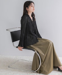URBAN RESEARCH ROSSO WOMEN | ワッシャープリーツシアーブラウス(シャツ/ブラウス)