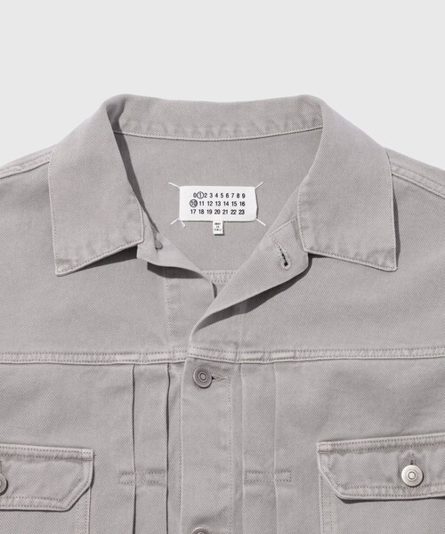 ADAM ET ROPE'（アダムエロペ）の「【Maison Margiela/メゾン マルジェラ】DENIM JKT JPN LIMITED（デニムジャケット・メンズ・ライトグレー・46/48）」の4枚目の写真