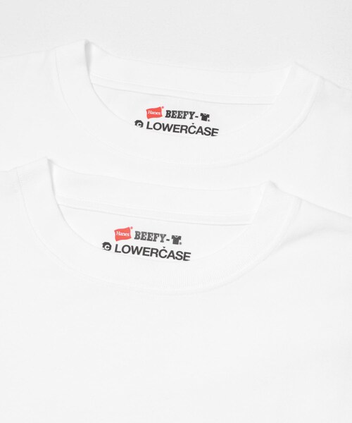 URBAN RESEARCH(アーバンリサーチ)の「HANES×LOWERCASE LOWERCASE 2P BEEFY-T SS(Tシャツ/カットソー・メンズ・WHITE/WHT/BLK/BLACK/D.GRAY/NAVY・M/L/XL/XXL)」の22枚目の写真