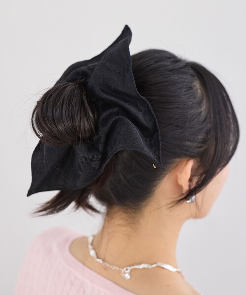 VIS（ビス）の「レースコンビシュシュ（シュシュ・レディース・ブラック/キナリ・F）」の7枚目の写真