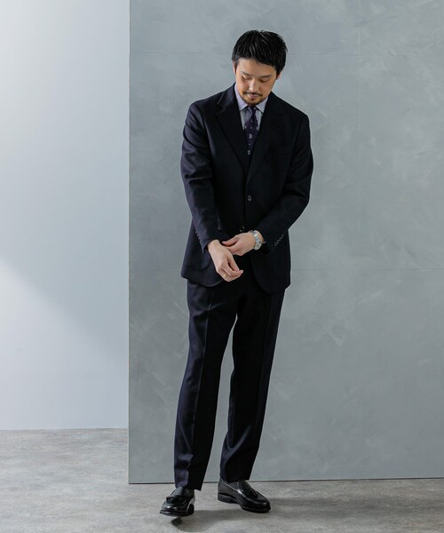 URBAN RESEARCH DOORS(アーバンリサーチドアーズ)の「LIFE STYLE TAILOR フラノパンツ(スラックス・メンズ・GRAY-CH/NAVY・44/46/48/50)」の19枚目の写真