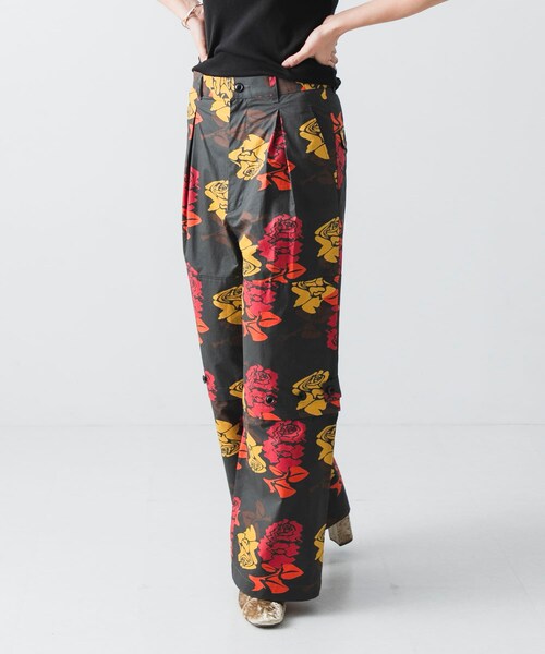 URBAN RESEARCH(アーバンリサーチ)の「COGNOMEN W.FANTASISTA FLOWER PANTS(その他パンツ・レディース・ORANGE/CHARCOAL・S/M)」の6枚目の写真