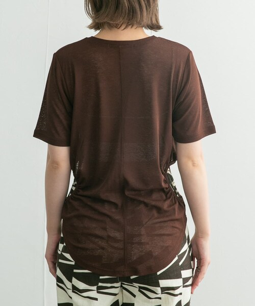 KBF(ケイビーエフ)の「サイドオープンカットソー(Tシャツ/カットソー・レディース・BLUE/L.GREEN/BROWN・one)」の13枚目の写真