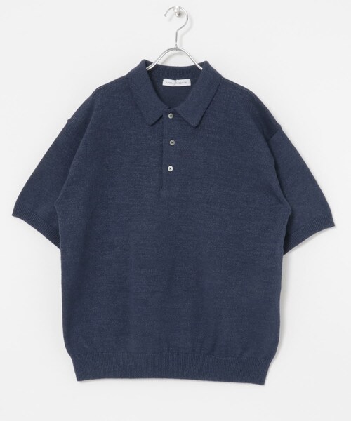 URBAN RESEARCH（アーバンリサーチ）の「ウール ワシ ニットポロ（ポロシャツ・メンズ・OFF WHITE/NAVY・M/L）」の13枚目の写真