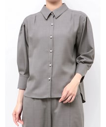 TONAL | マルチセットパールタックスリーブブラウス(シャツ/ブラウス)