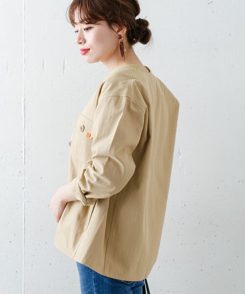 URBAN RESEARCH Sonny Label（アーバンリサーチサニーレーベル）の「UNIVERSAL OVERALL　別注カバーオール（カバーオール・レディース・ベージュ/オフ/カーキ・FREE）」の10枚目の写真
