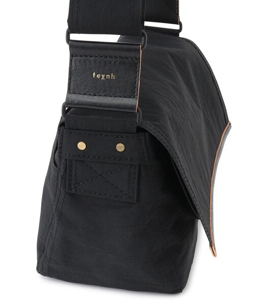 ADAM ET ROPE'（アダムエロペ）の「【texnh/テクネ】POST（ショルダーバッグ・メンズ・ブラック・F）」の6枚目の写真