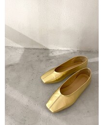 Ungrid | スクエアトゥフラットシューズ(パンプス)