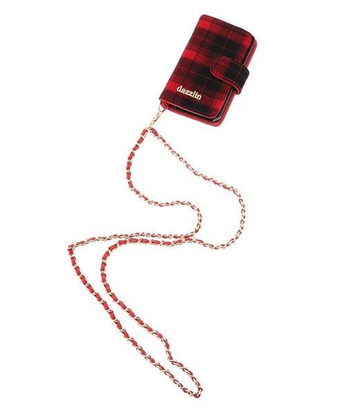 dazzlin（ダズリン）の「【ｇｏｏｄｓ】チェック柄ｉｐｈｏｎｅケース（スマホケース/カバー・レディース・グリーン/ブラック・F）」の2枚目の写真