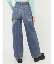 EVRIS | バックオーバースラッシュワイドデニムパンツ(デニムパンツ)