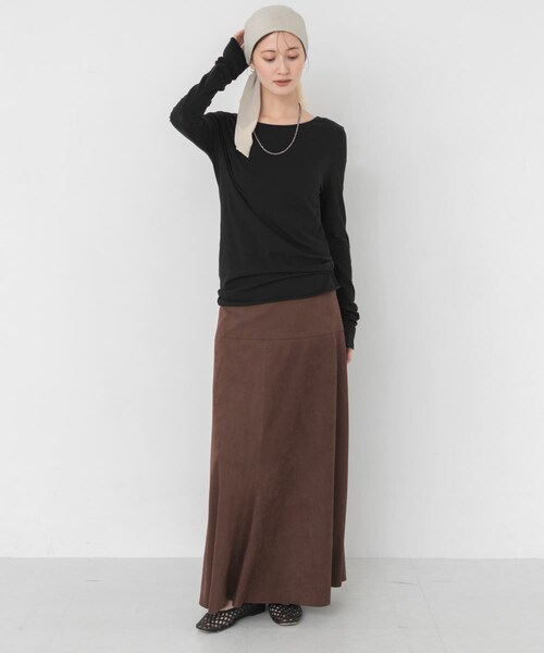 URBAN RESEARCH(アーバンリサーチ)の「THYARD ハイゲージカットソー(Tシャツ/カットソー・レディース・OFF WHITE/BLACK/BROWN・Free)」の19枚目の写真
